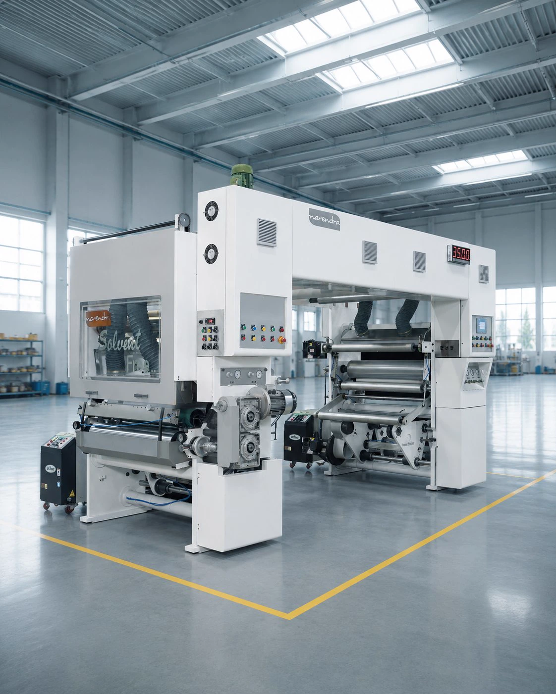Narendra GravoLam solventless lamination line
